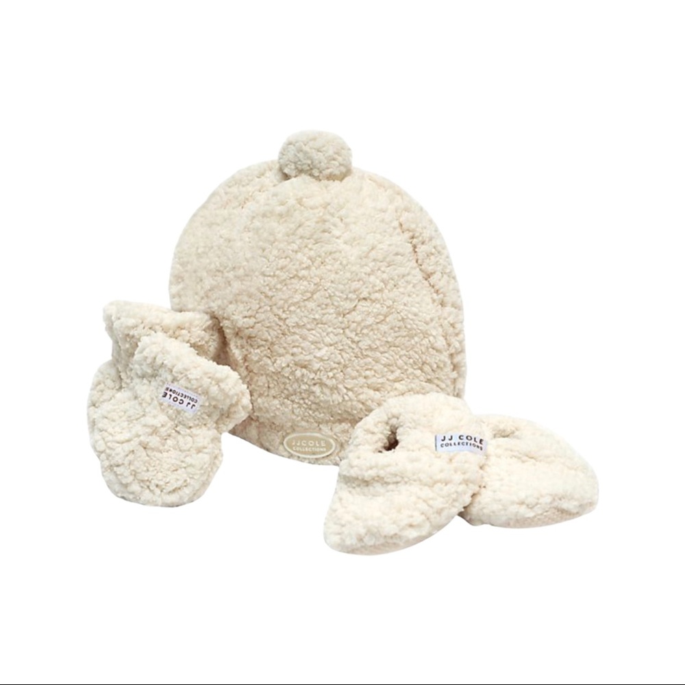 JJ Cole® Bundleme Hat, Mitten & Booties Set for infants